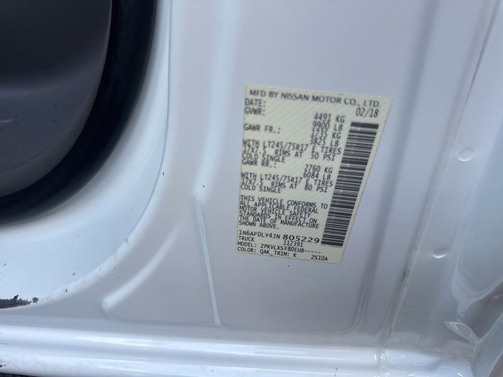 Used 2018 Nissan NV 3500 SV image 38