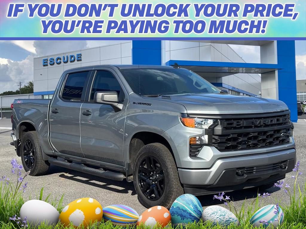 Used 2026 Chevrolet Silverado 1500 Custom w/ Turbomax Blackout Package image 1