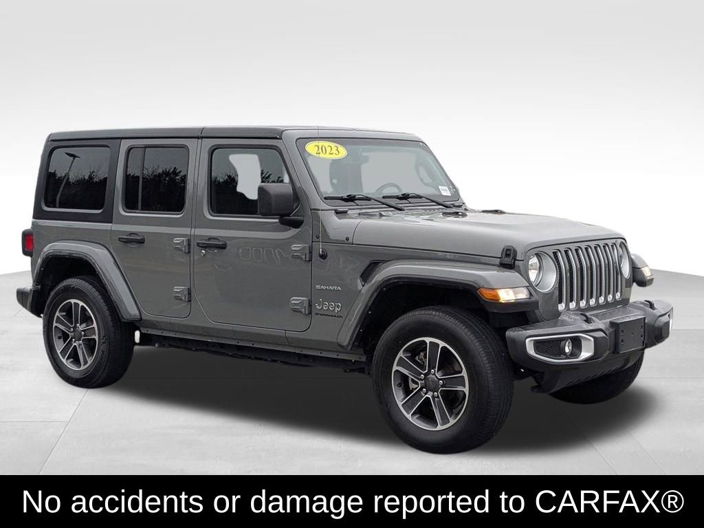Used 2023 Jeep Wrangler Unlimited Sahara AWD/4WD image 2