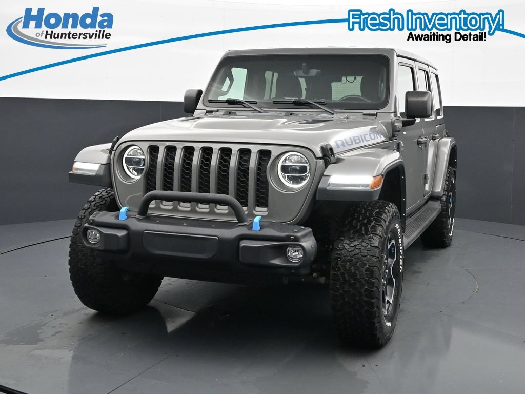 Used 2022 Jeep Wrangler Unlimited Rubicon 4xe w/ Steel Bumper Group AWD/4WD image 3