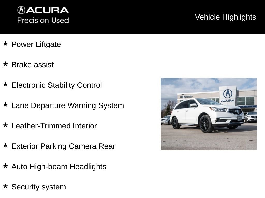 Certified 2018 Acura MDX 3.5L image 17