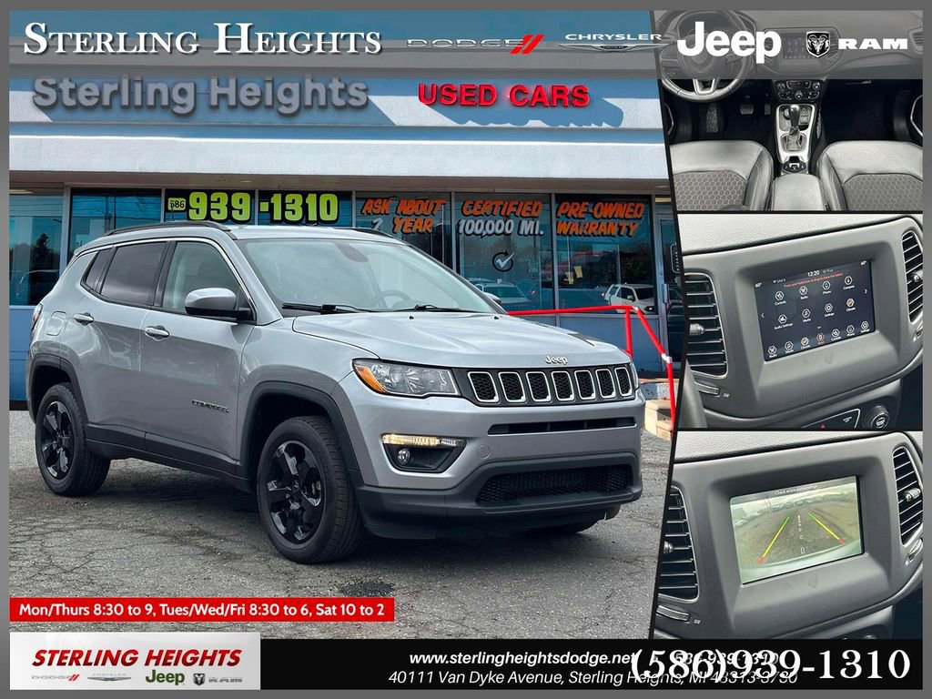 Used 2019 Jeep Compass Latitude w/ Cold Weather Group AWD/4WD image 1