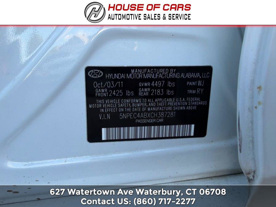 Used 2012 Hyundai Sonata Limited w/ Navigation Pkg FWD image 65