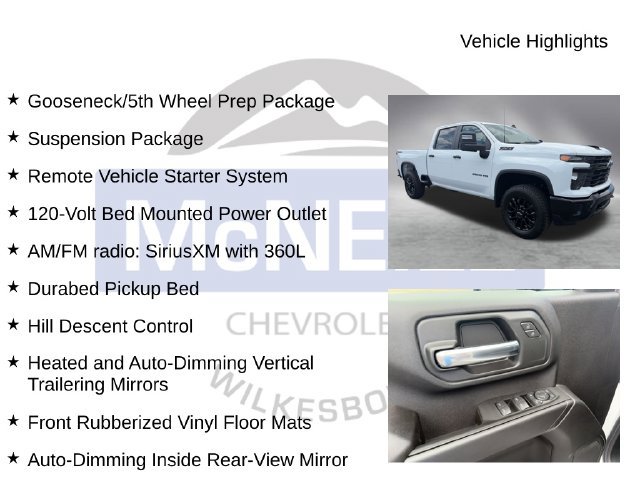 New 2026 Chevrolet Silverado 2500 Custom w/ Custom Value Package AWD/4WD image 10