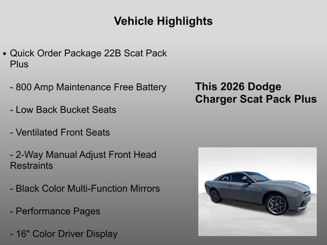 New 2026 Dodge Charger Scat Pack AWD/4WD image 25