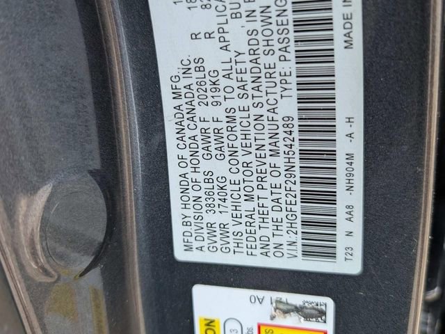 Used 2022 Honda Civic LX image 8