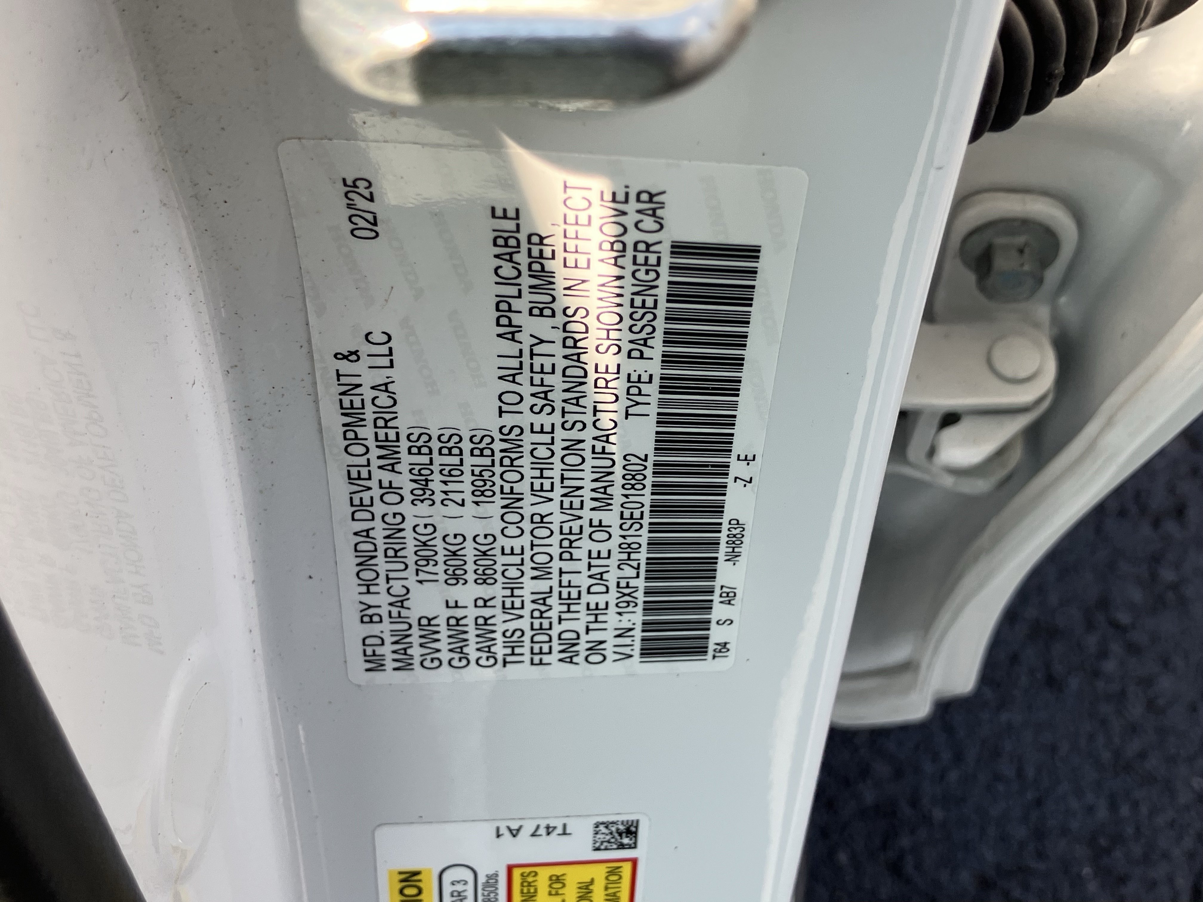 Used 2025 Honda Civic Sport image 30