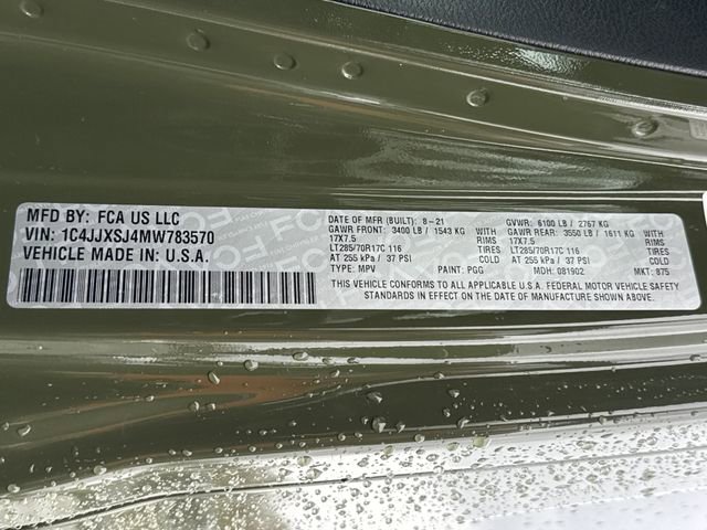 Used 2021 Jeep Wrangler Unlimited Rubicon image 34