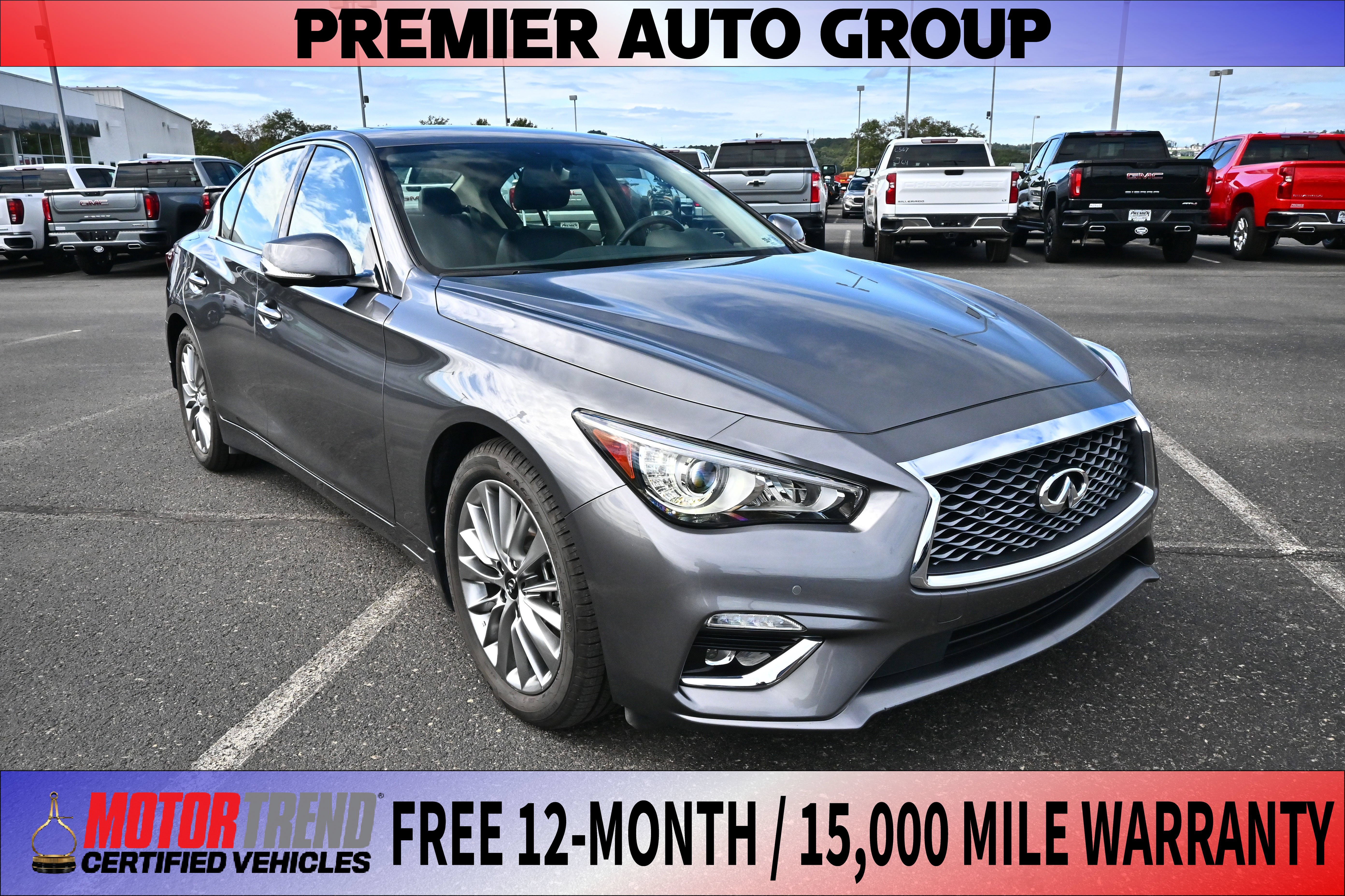 Used 2023 INFINITI Q50 Luxe w/ Cargo Package