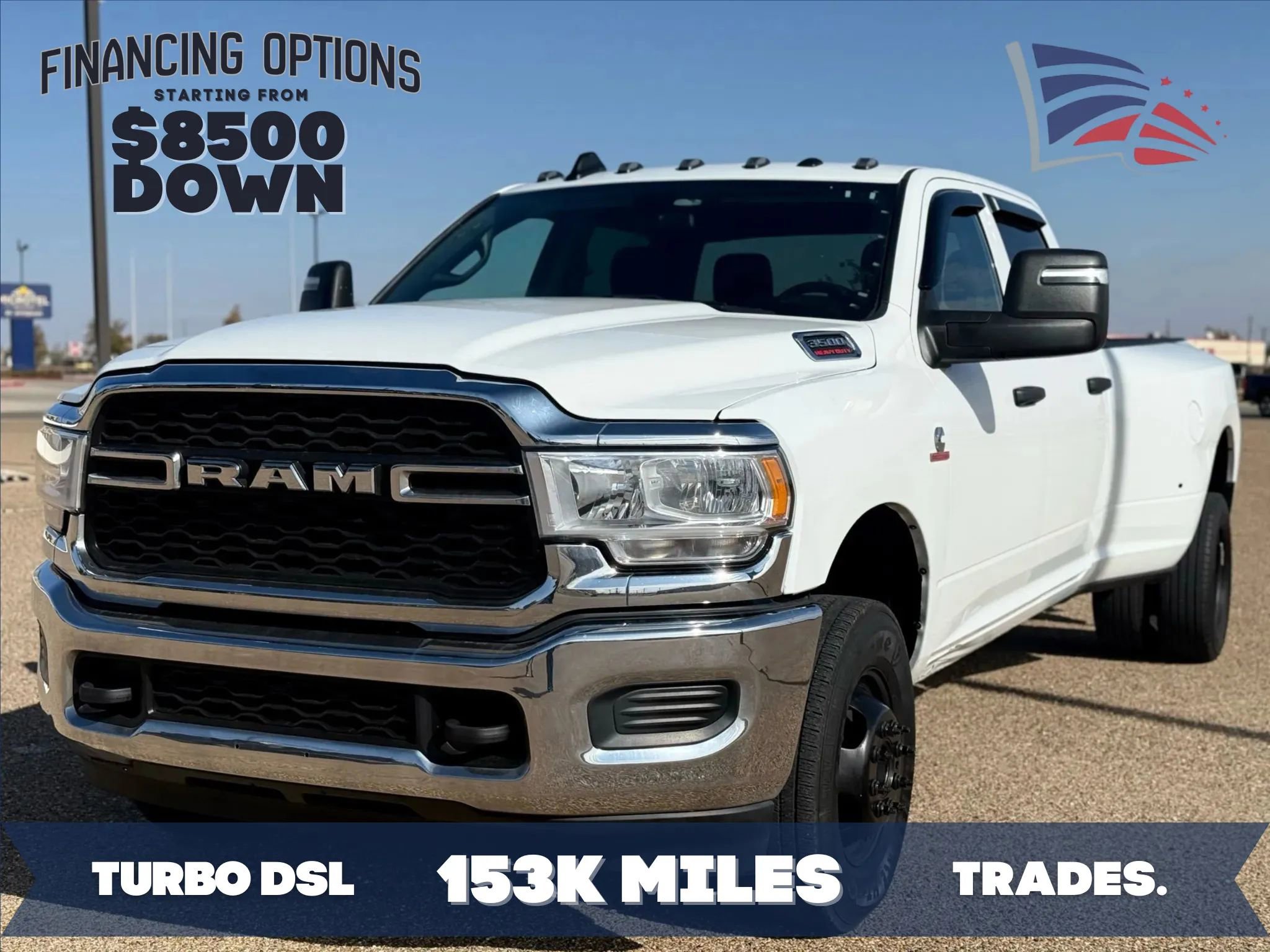 Used 2024 RAM 3500 Tradesman w/ Chrome Appearance Group