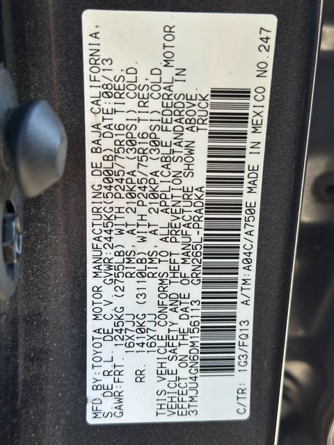 Used 2013 Toyota Tacoma PreRunner w/ SR5 Pkg RWD image 17