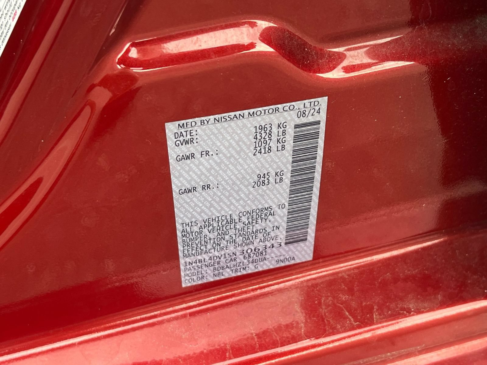 Used 2025 Nissan Altima 2.5 SV FWD image 29