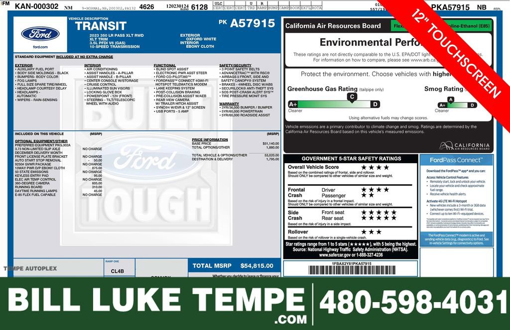 Used 2023 Ford Transit 350 XLT