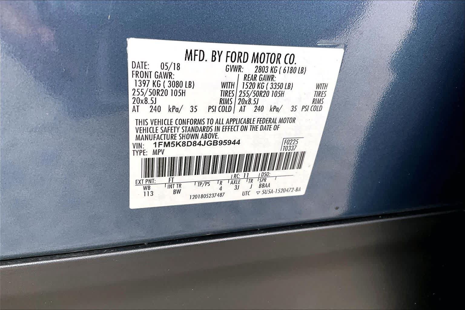Used 2018 Ford Explorer XLT w/ Equipment Group 202A AWD/4WD image 34