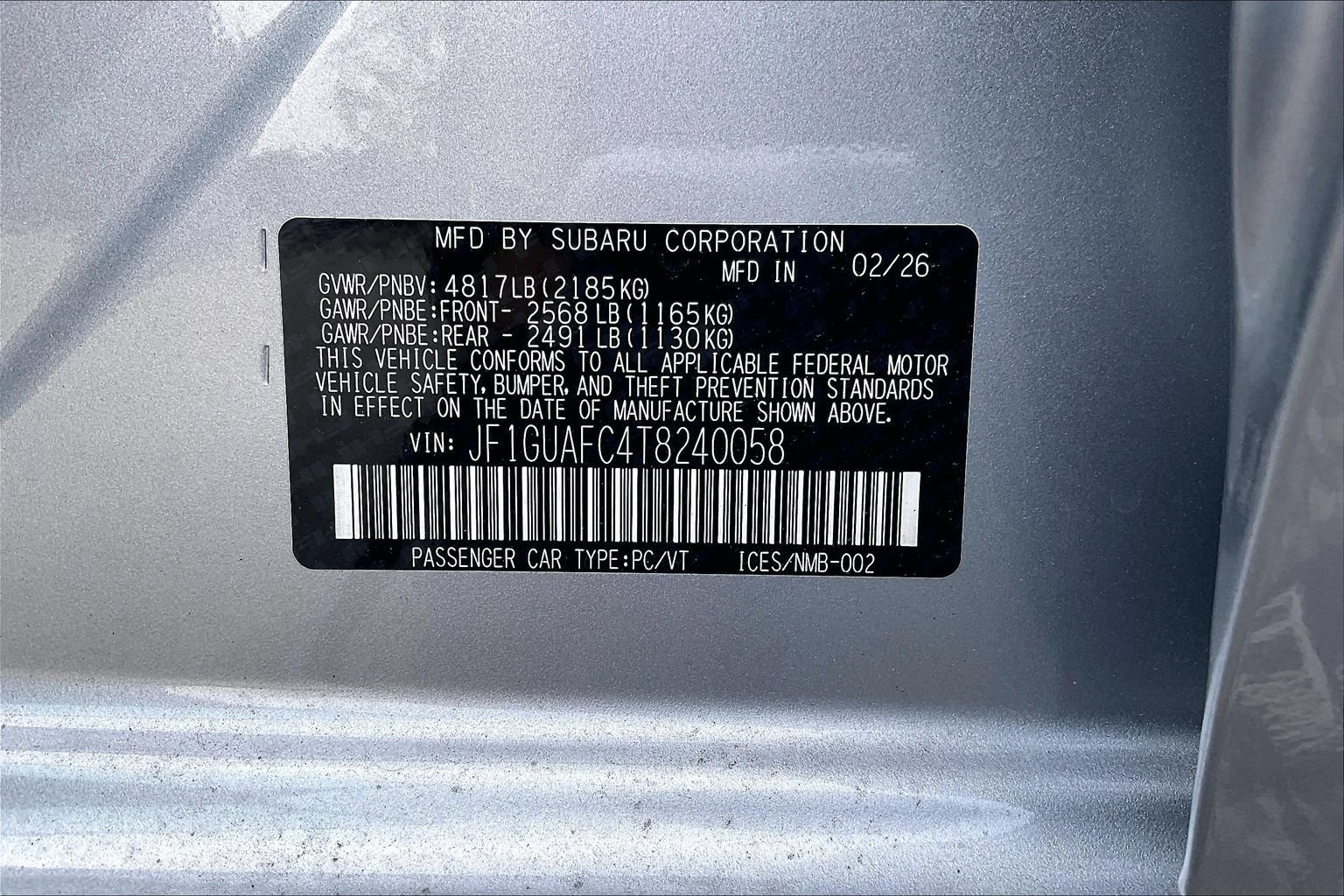 New 2026 Subaru Impreza 2.0i Sport AWD/4WD image 12