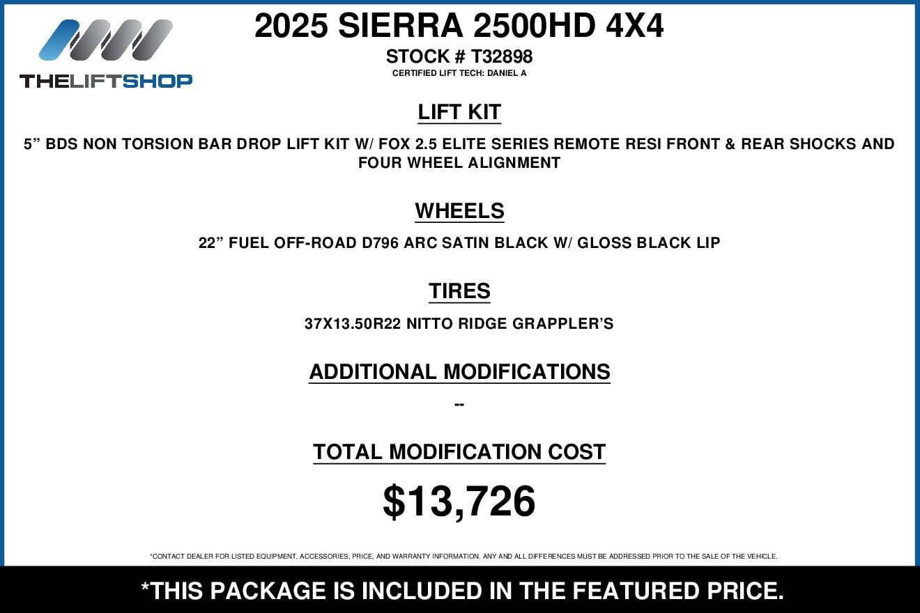 Used 2025 GMC Sierra 2500 AT4X AWD/4WD image 2