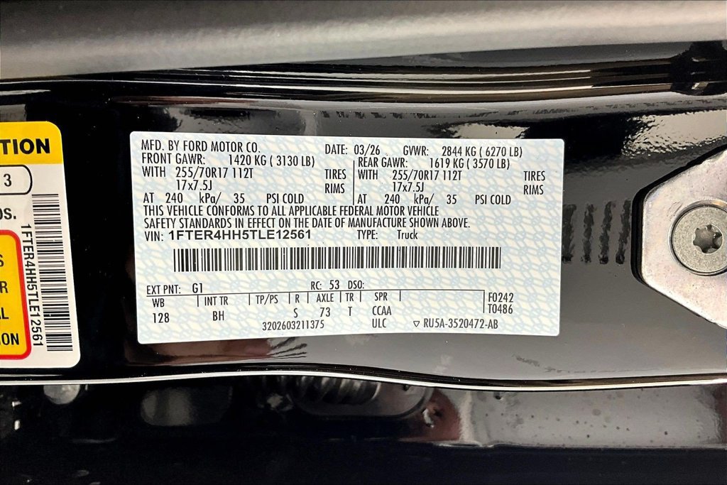 New 2026 Ford Ranger XLT AWD/4WD image 8