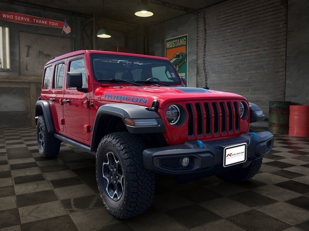 Used 2022 Jeep Wrangler Unlimited Rubicon 4xe w/ Cold Weather Group AWD/4WD image 7