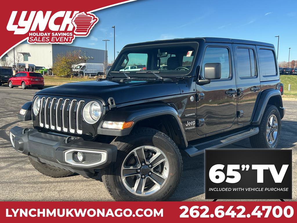 Used 2021 Jeep Wrangler Unlimited Sahara w/ Uconnect 4C Nav & Sound Group image 1