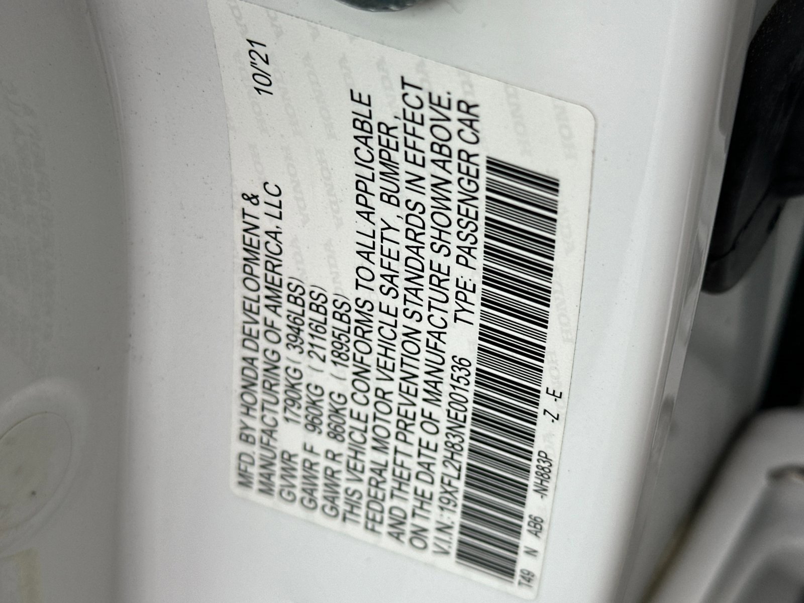 Used 2022 Honda Civic Sport image 32