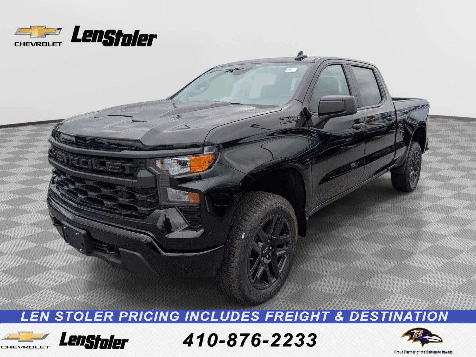 New 2026 Chevrolet Silverado 1500 Custom Trail Boss w/ Midnight Edition