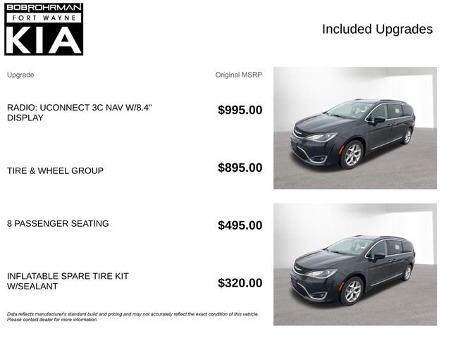 Used 2017 Chrysler Pacifica Touring-L w/ Tire & Wheel Group image 4