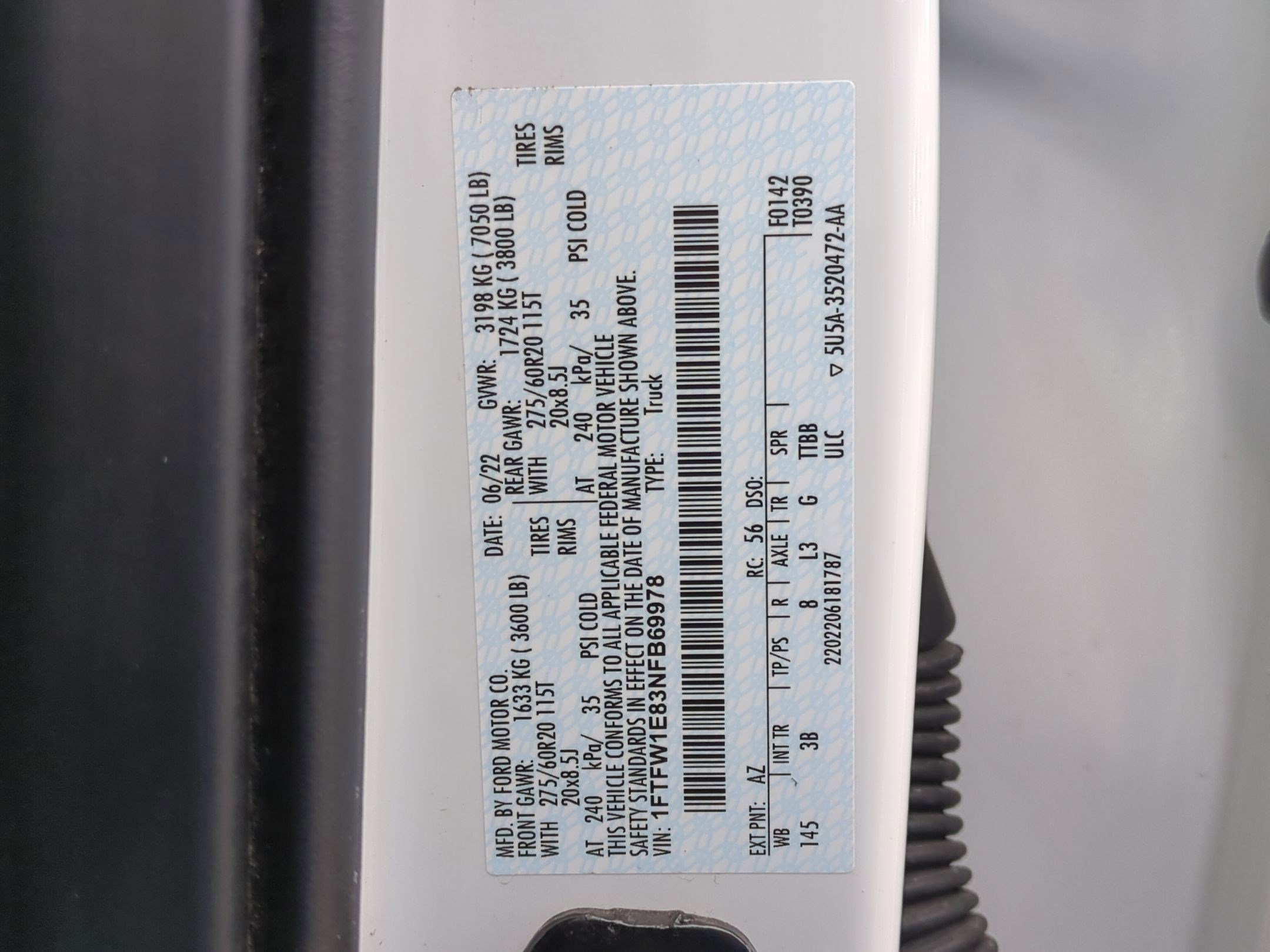 Used 2022 Ford F150 Platinum w/ Equipment Group 701A High image 36