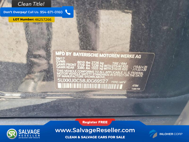 Used 2018 BMW X6 sDrive35i RWD image 16