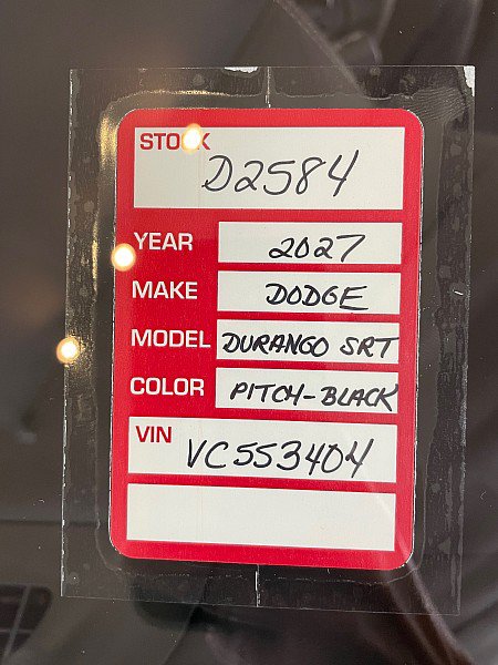 New 2027 Dodge Durango SRT Hellcat AWD/4WD image 32