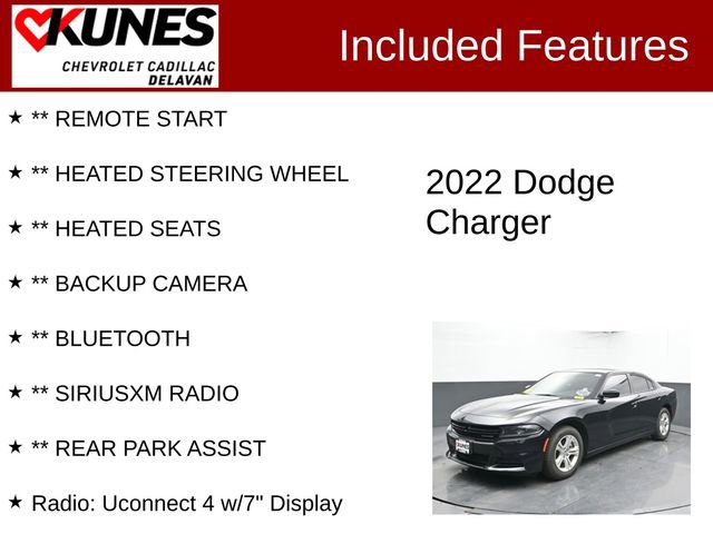 Used 2022 Dodge Charger SXT w/ Cold Weather Package image 3
