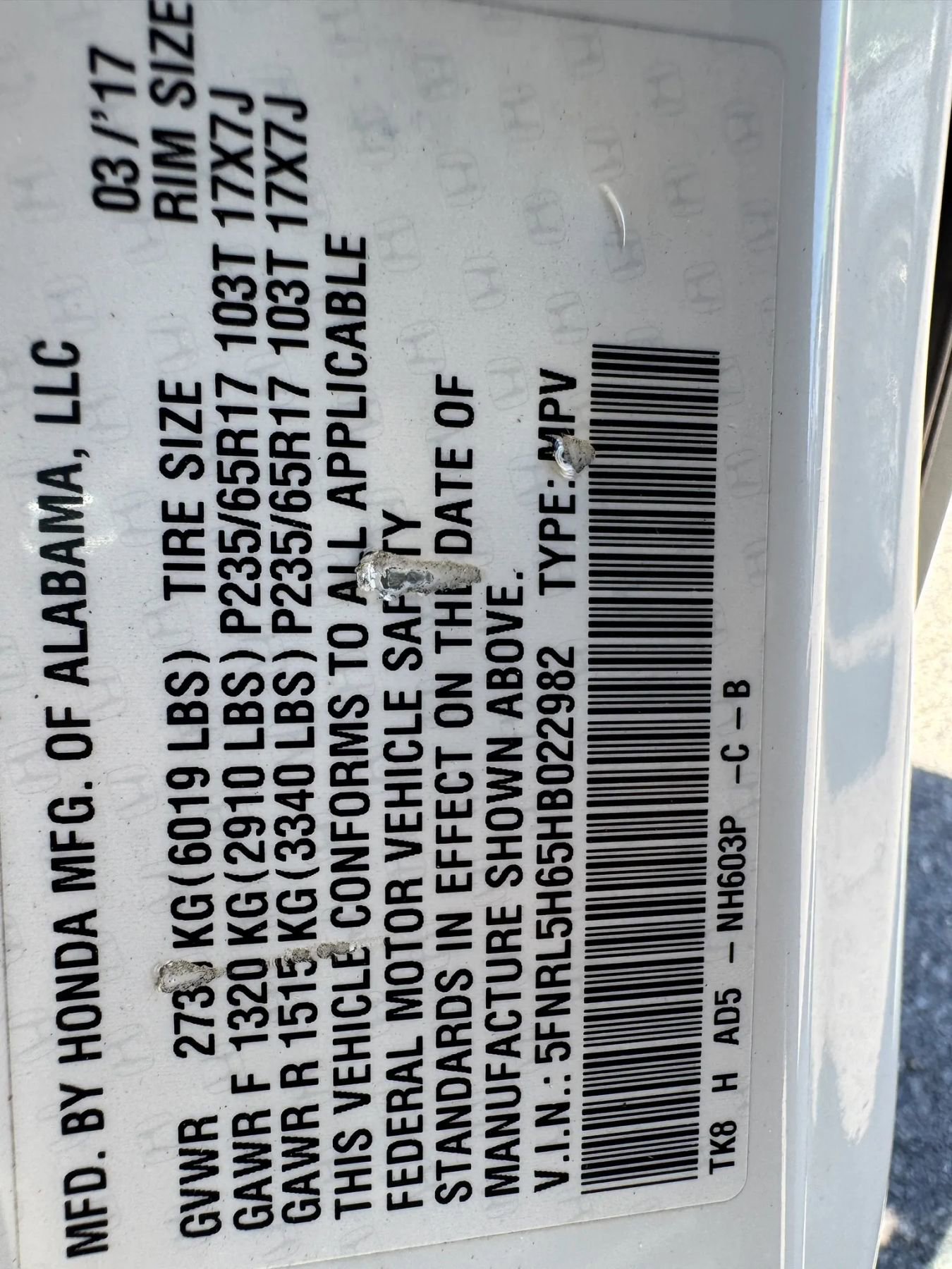 Used 2017 Honda Odyssey EX-L image 38