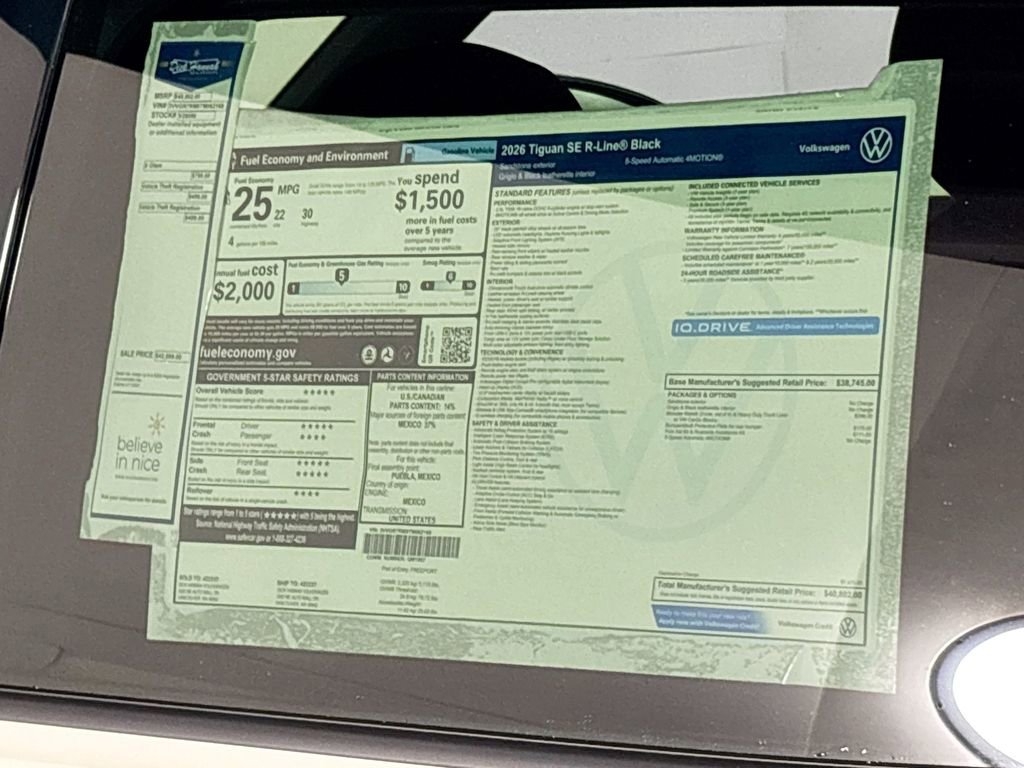 New 2026 Volkswagen Tiguan SE R-Line image 24