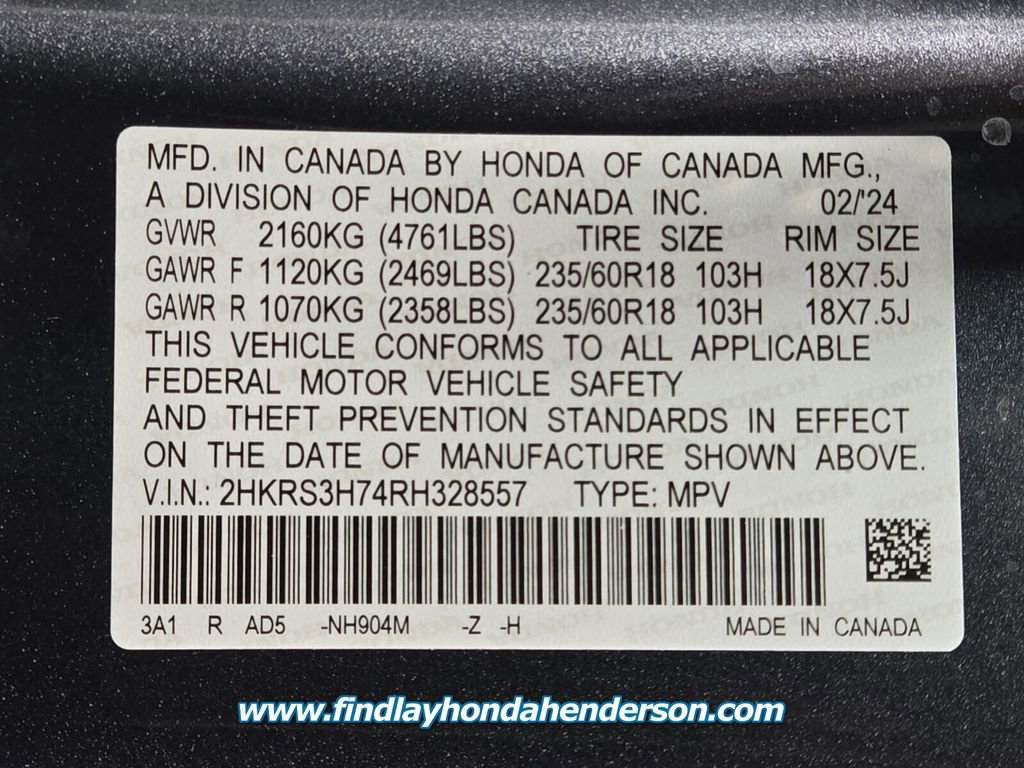 Certified 2024 Honda CR-V EX-L image 14