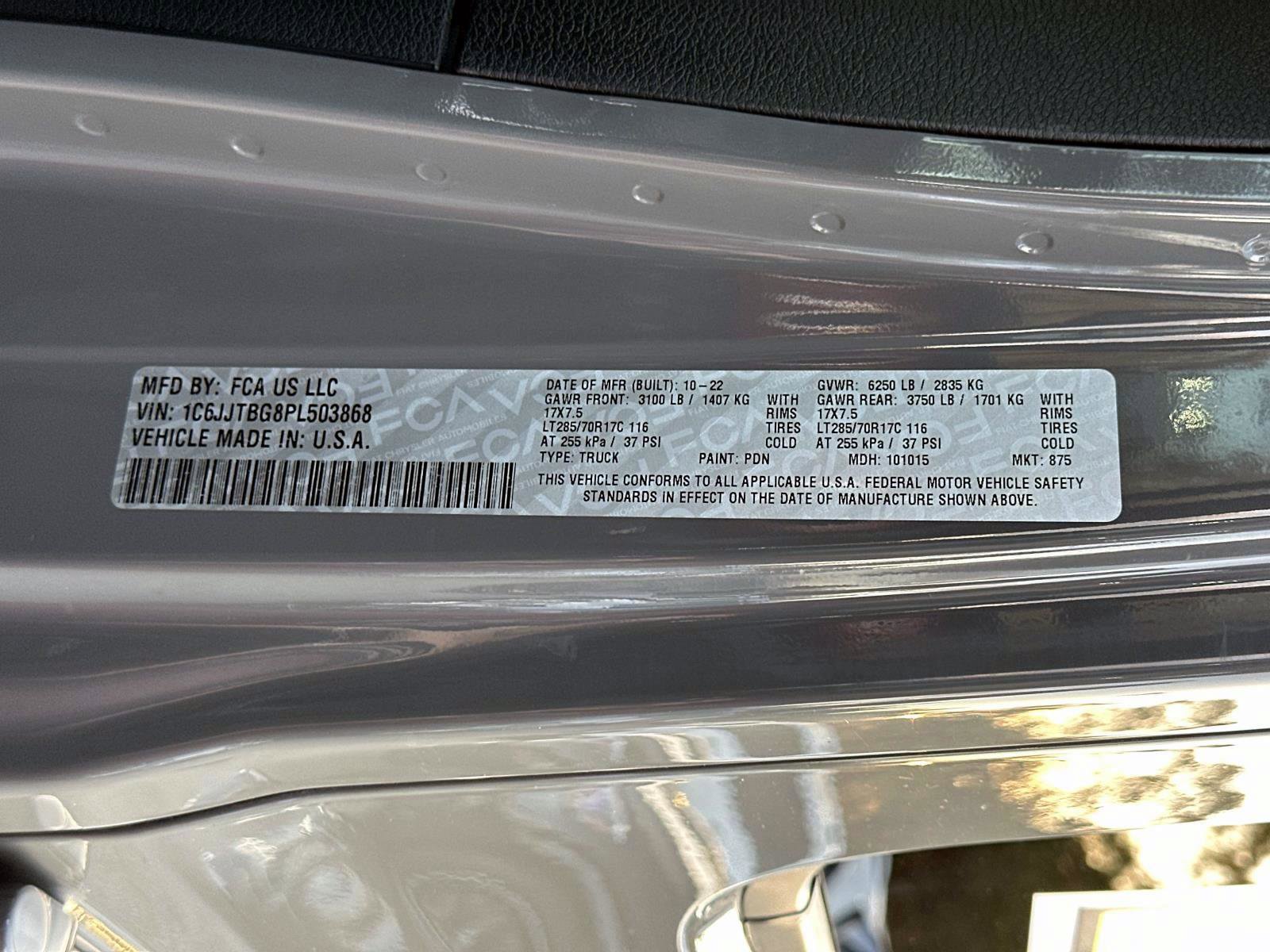 Used 2023 Jeep Gladiator Rubicon w/ LED Lighting Group image 29