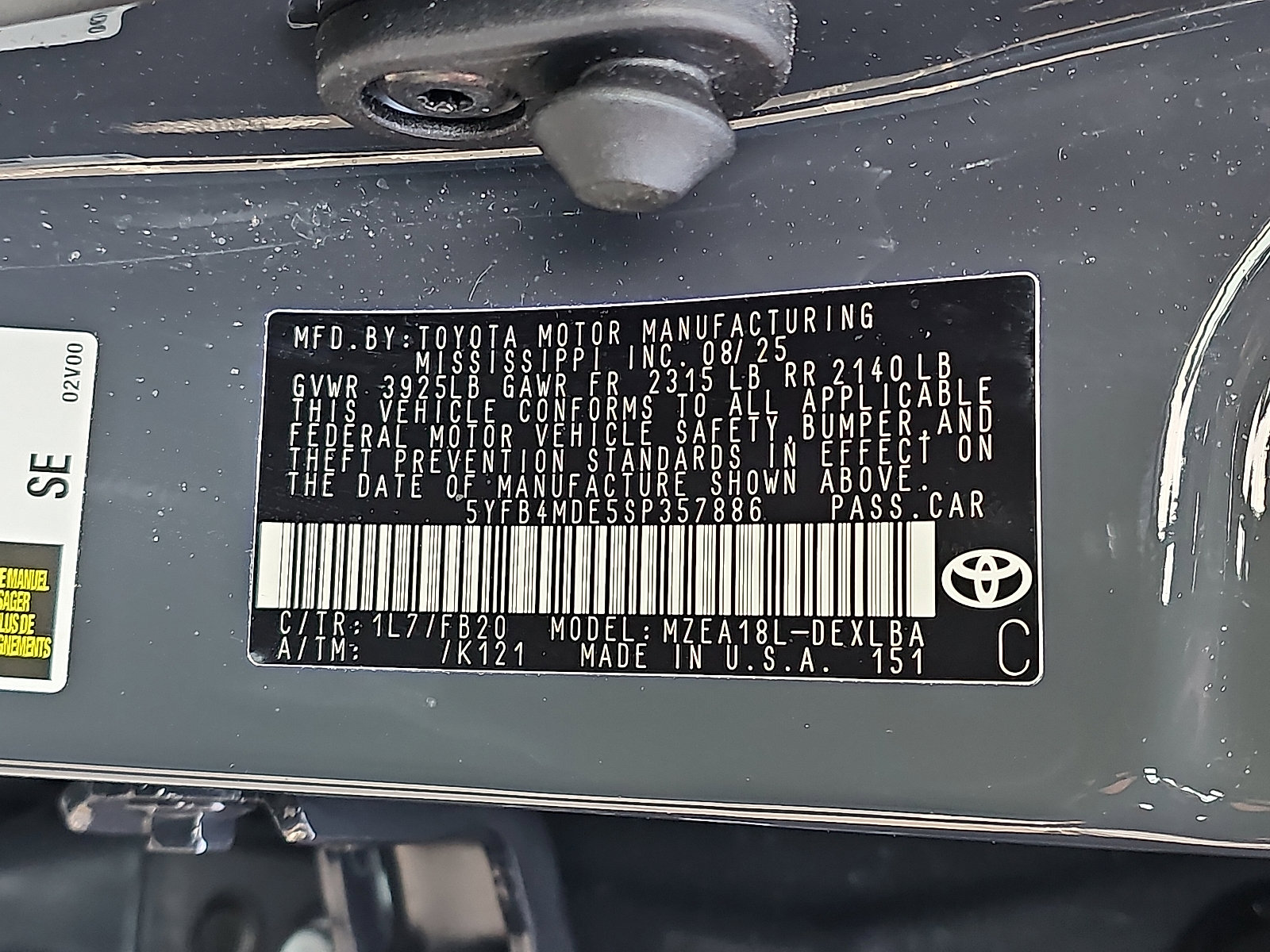 Used 2025 Toyota Corolla LE image 26