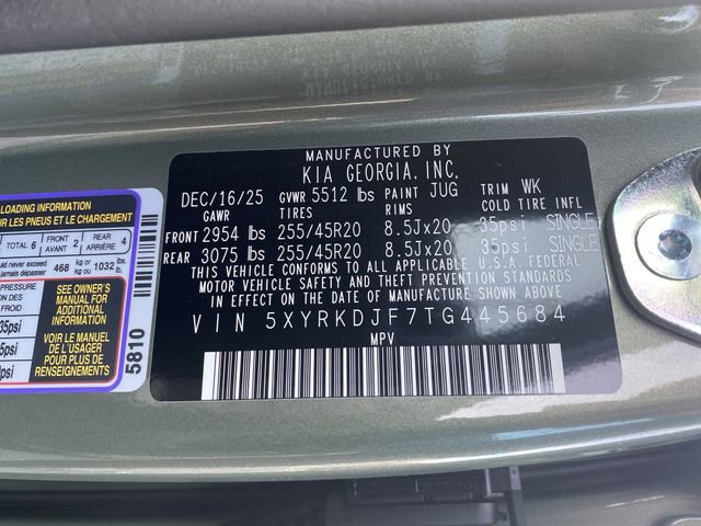 New 2026 Kia Sorento SX Prestige image 50