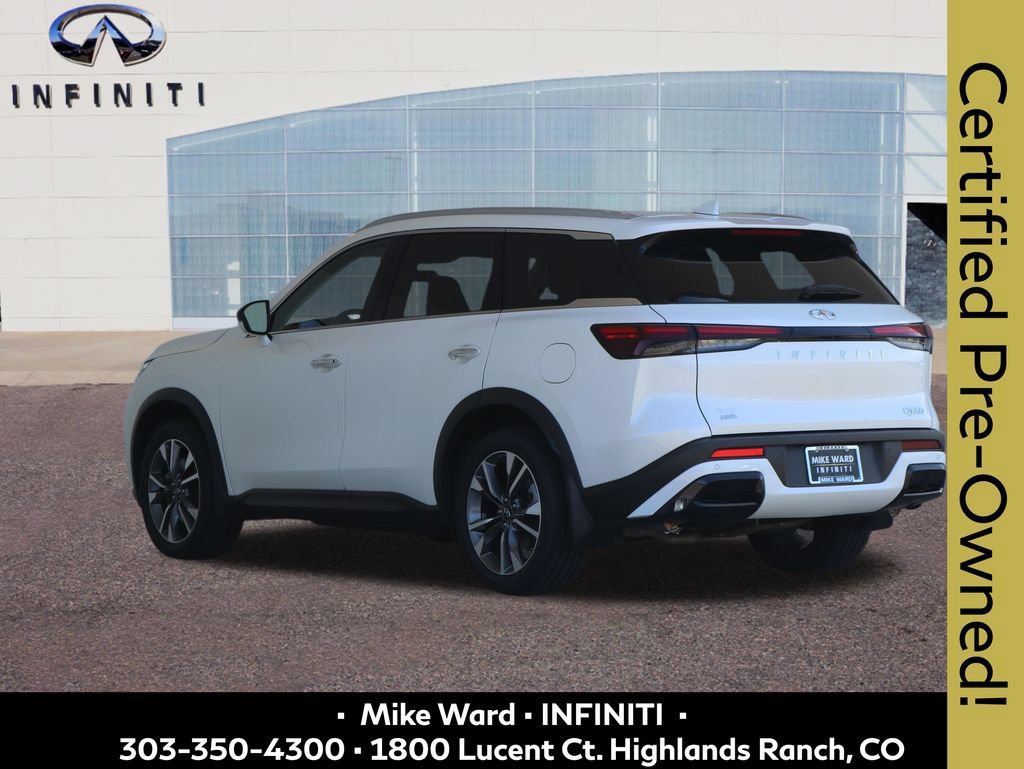 Certified 2025 INFINITI QX60 Luxe w/ Vision Package AWD/4WD image 3