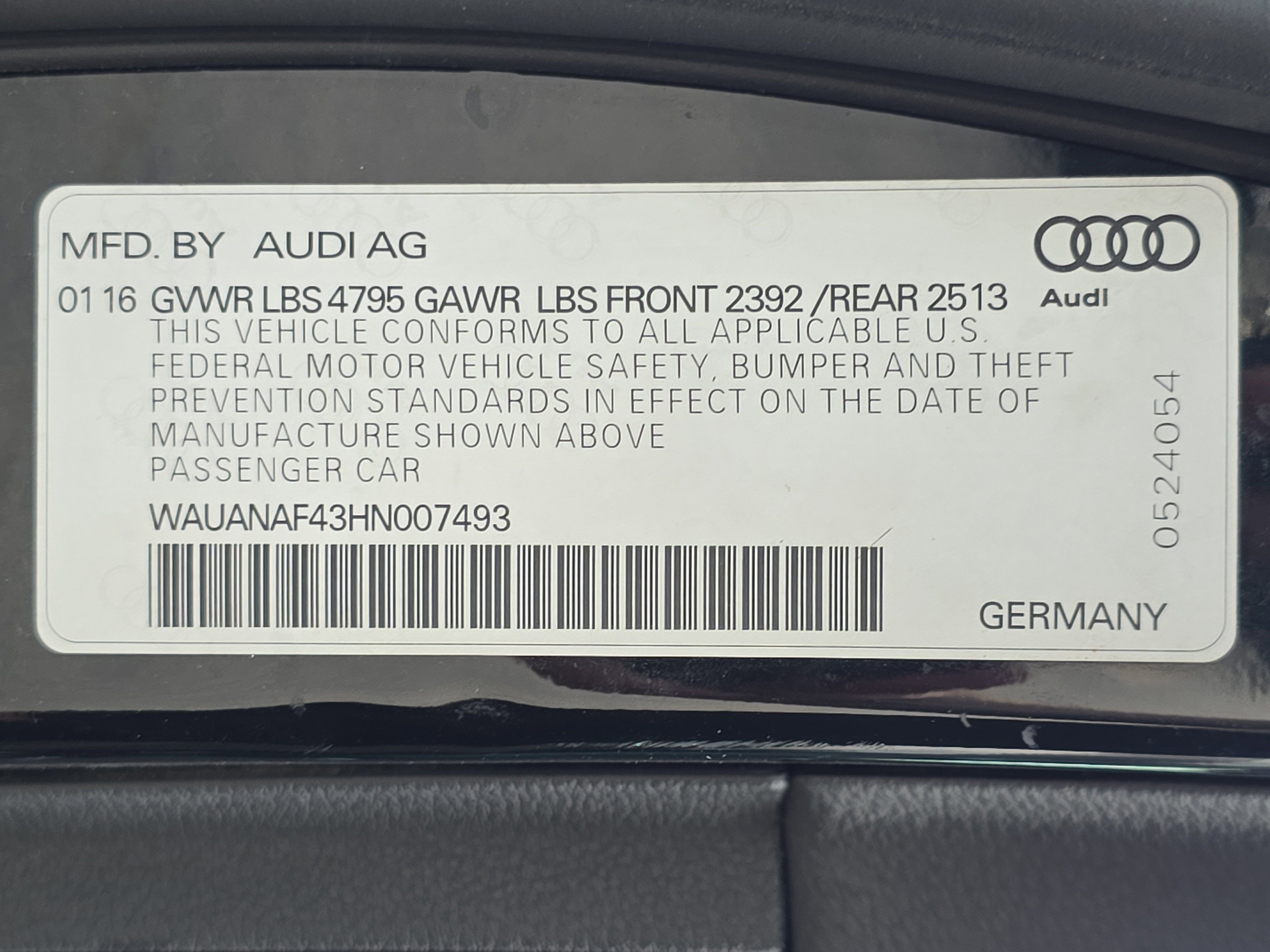 Used 2017 Audi A4 2.0T Premium w/ Audi MMI Navigation Plus image 35