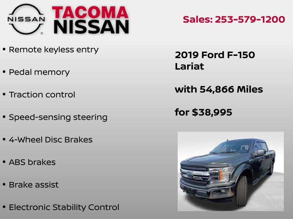 Used 2019 Ford F150 Lariat AWD/4WD image 8