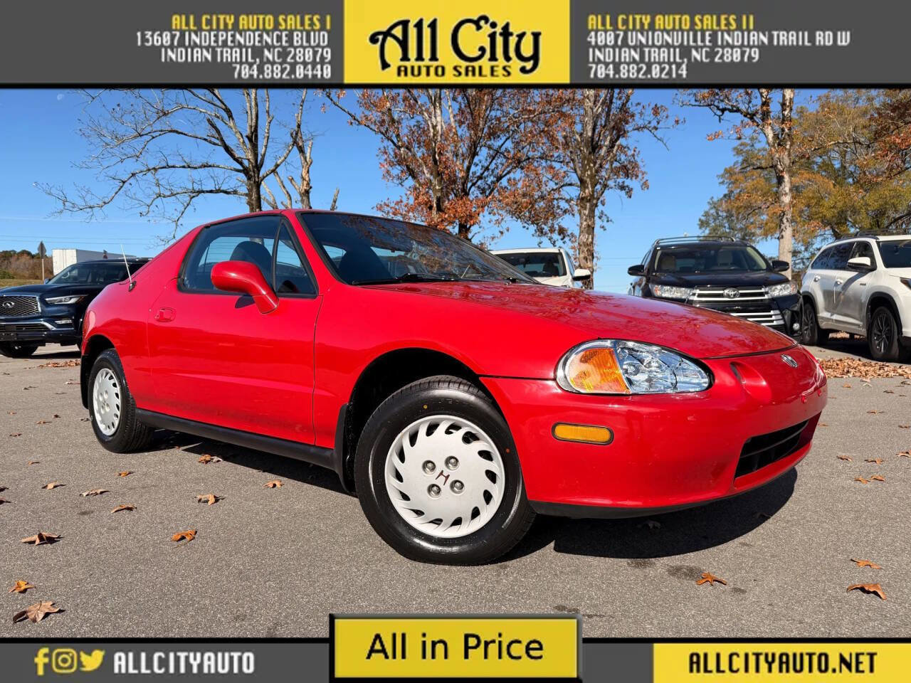 Used 1993 Honda Del Sol S