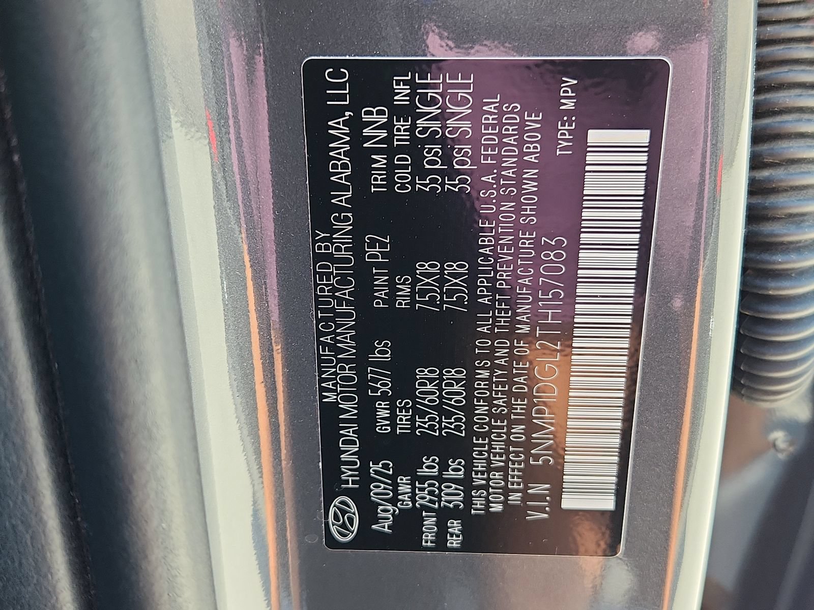Certified 2026 Hyundai Santa Fe SE AWD/4WD image 17