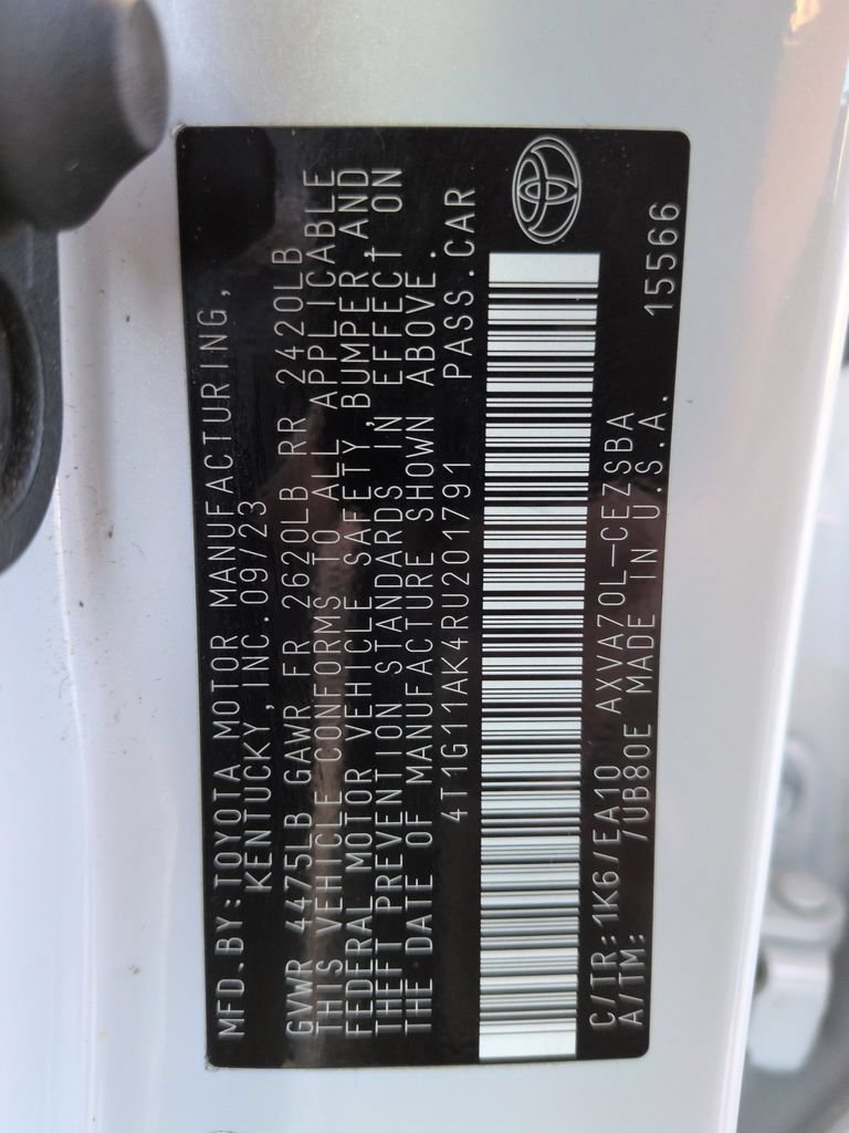 Certified 2024 Toyota Camry SE FWD image 29