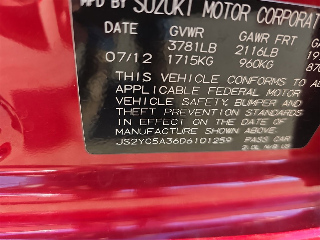 Used 2013 Suzuki SX4 LE image 34