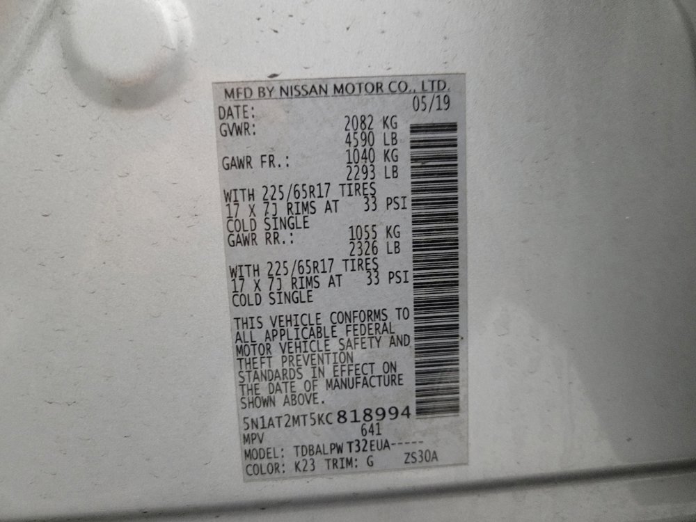 Used 2019 Nissan Rogue S image 33