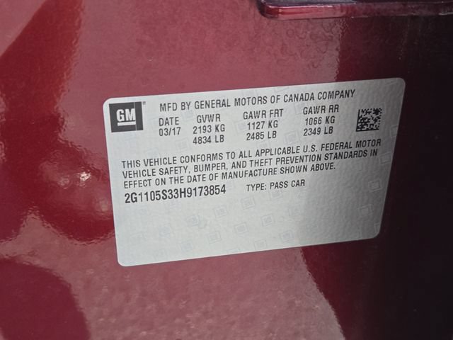 Used 2017 Chevrolet Impala LT w/ Leather Package FWD image 36