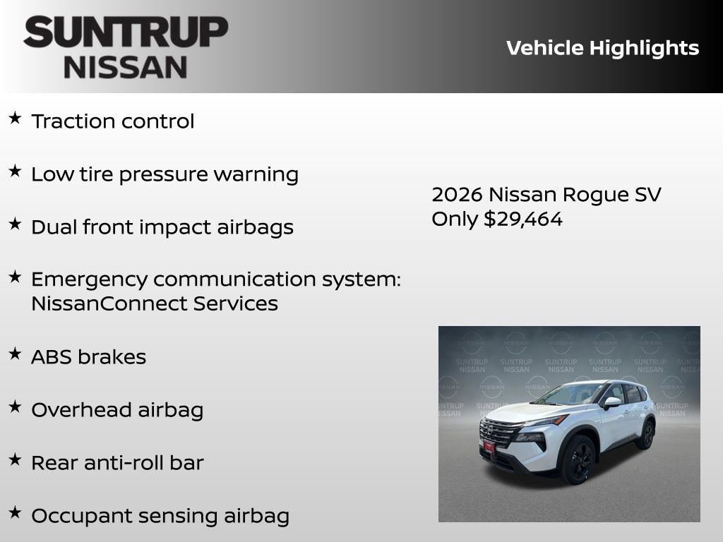 New 2026 Nissan Rogue SV AWD/4WD image 16