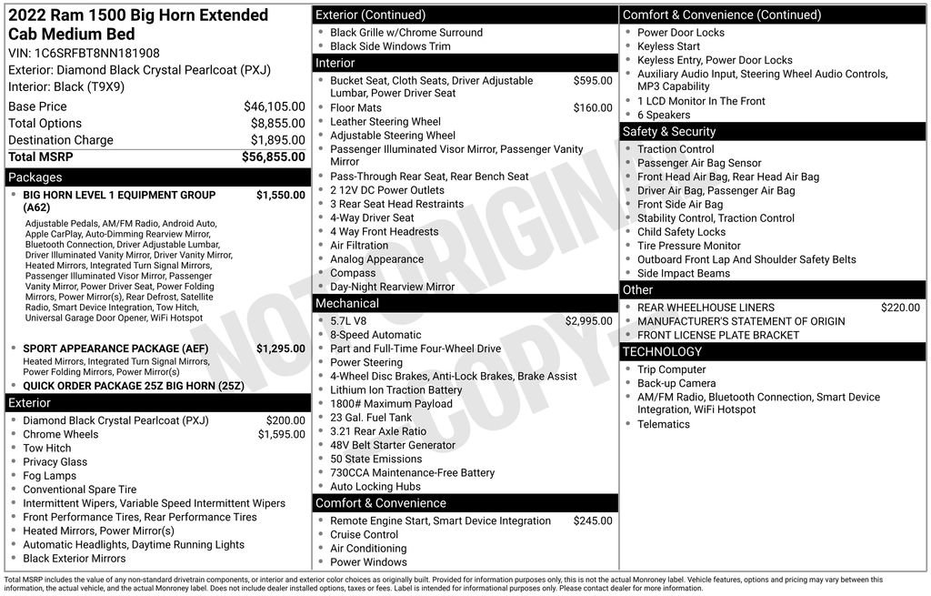 Used 2022 RAM 1500 Big Horn AWD/4WD image 34