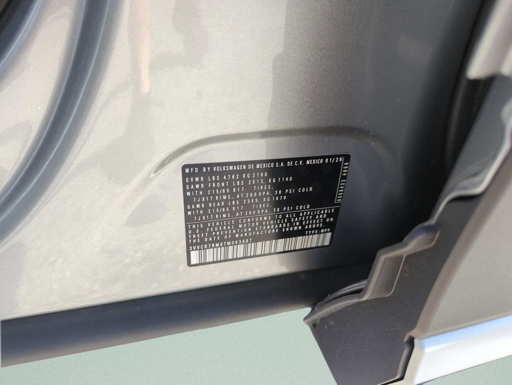 New 2026 Volkswagen Tiguan S image 46