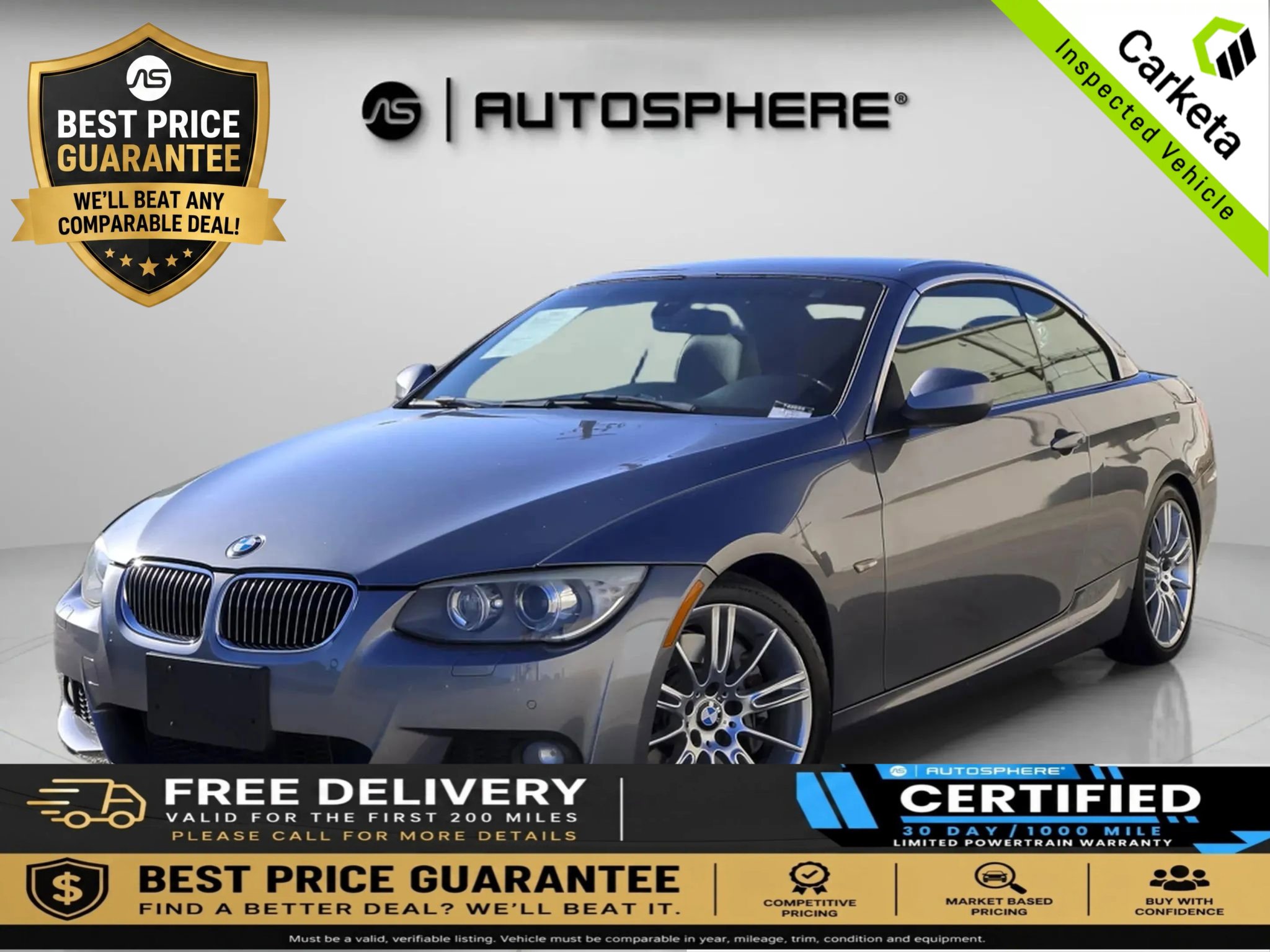 Used 2012 BMW 335i Convertible RWD image 1