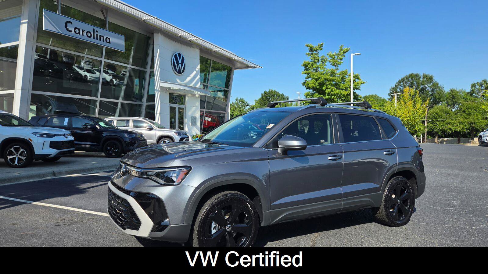 Certified 2025 Volkswagen Taos SEL w/ Black Wheel Plus Package AWD/4WD image 1